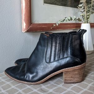 Madewell Black Leather Boot